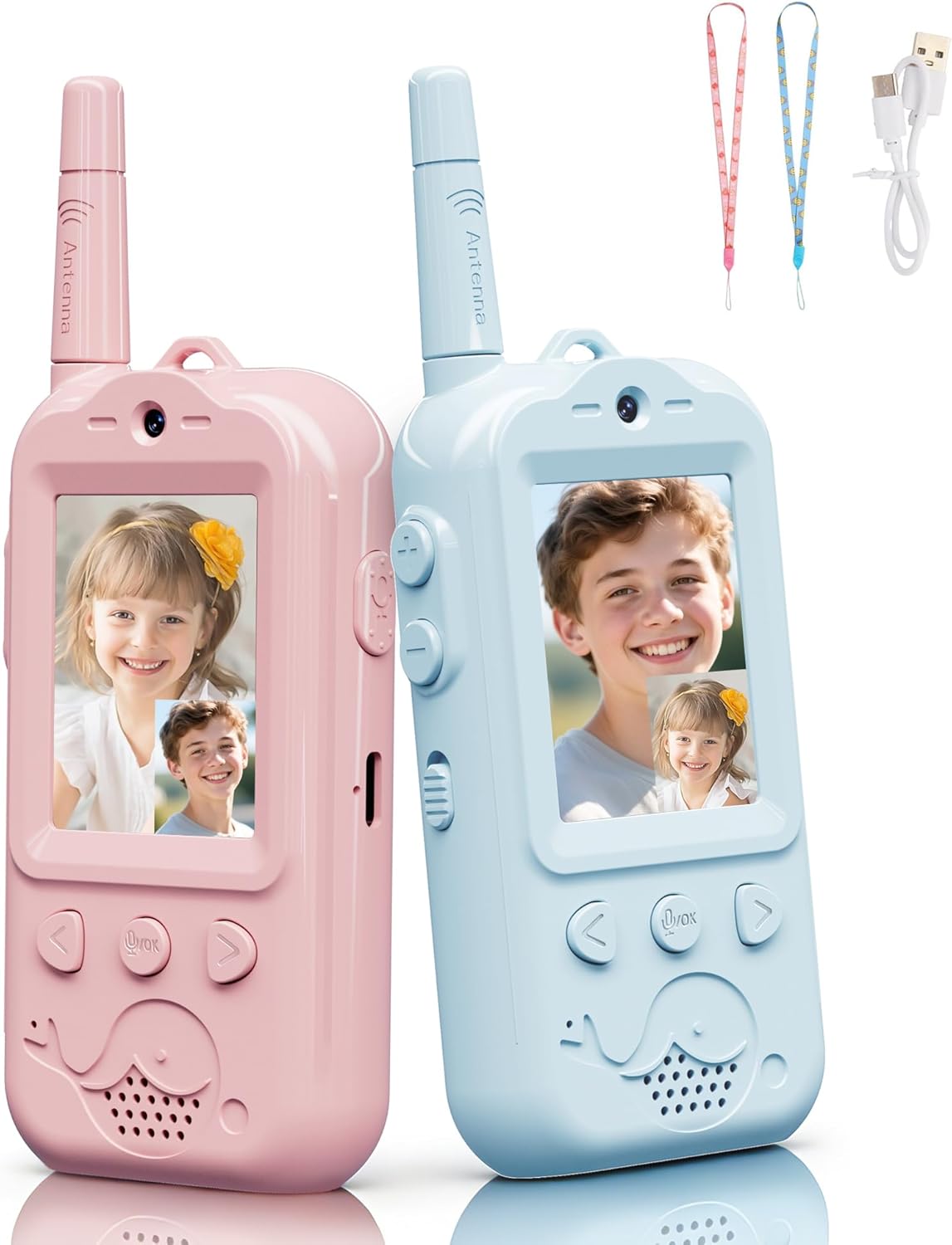 Kids Walkie-Talkie With Camera ( 2 in 1 )